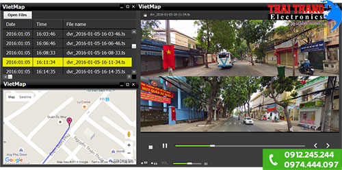 Camera hành trình K12 VietMap cảnh báo va chạm, làn đường
