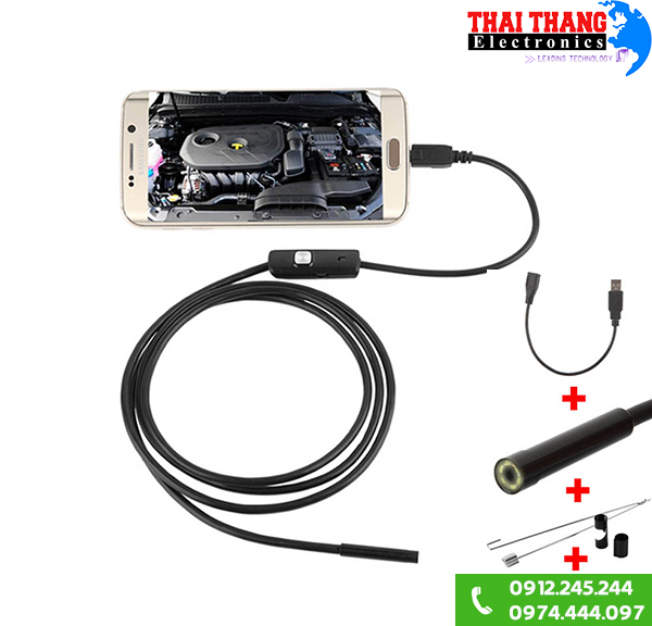 Camera nội soi gắn điện thoại AC2702 2m