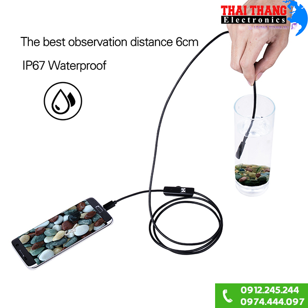 Camera nội soi gắn điện thoại AC2705 5m