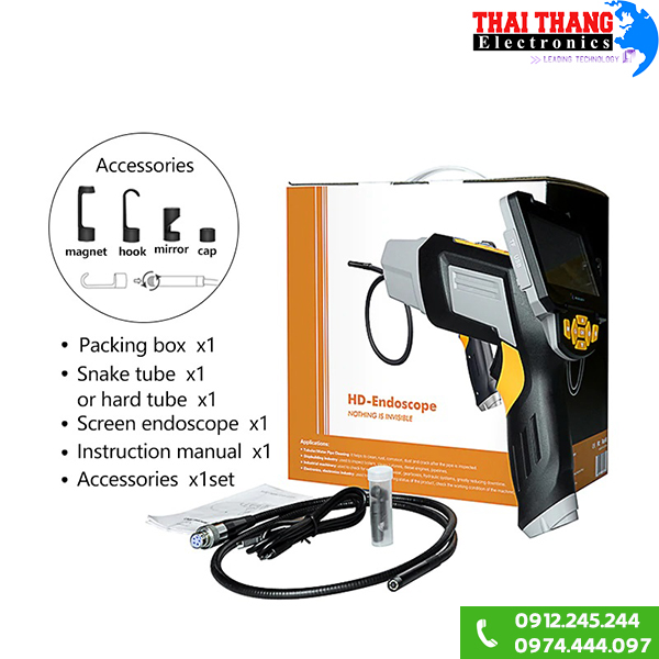 Camera nội soi có màn hình cầm tay CNS3005 5m