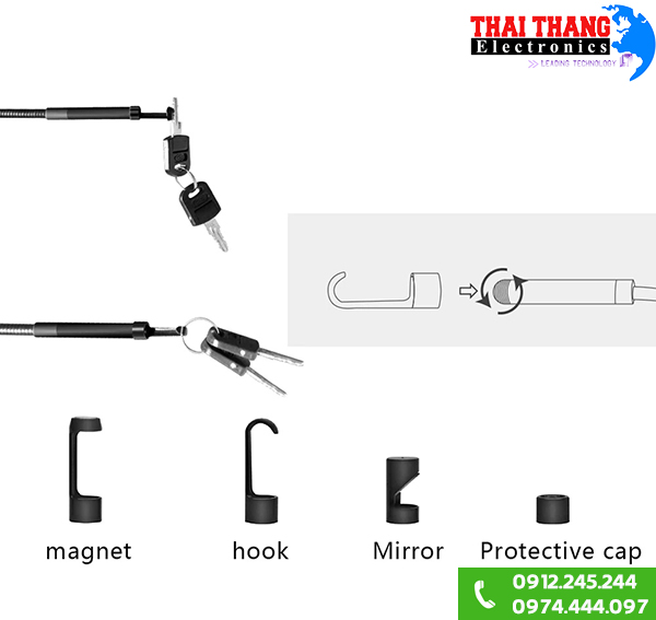 Camera nội soi kèm màn hình cầm tay CNS2801 1m