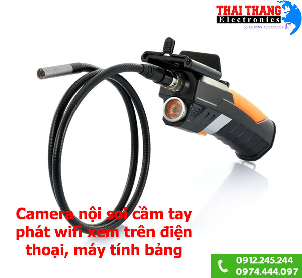 Camera nội soi công nghiệp có wifi kết nối di động