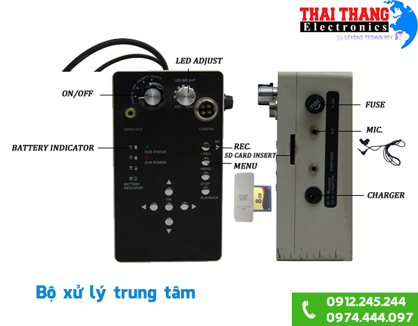 Camera nội soi đường ống 5m CNSD5