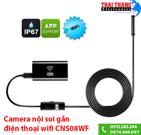 Camera nội soi wifi kết nối điện thoại CNS08WF