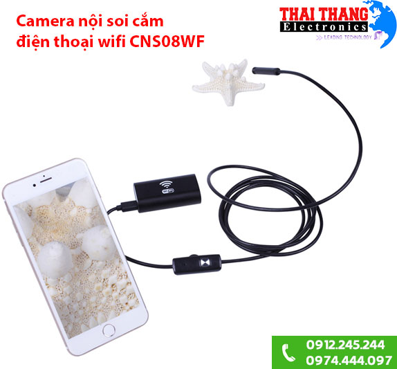 Camera nội soi wifi kết nối điện thoại CNS08WF