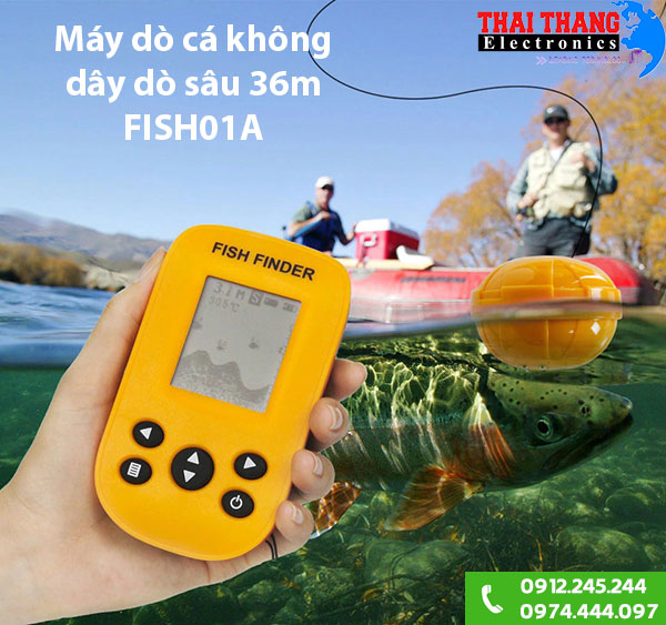 Máy dò cá chuyên nghiệp 36m FISH01A