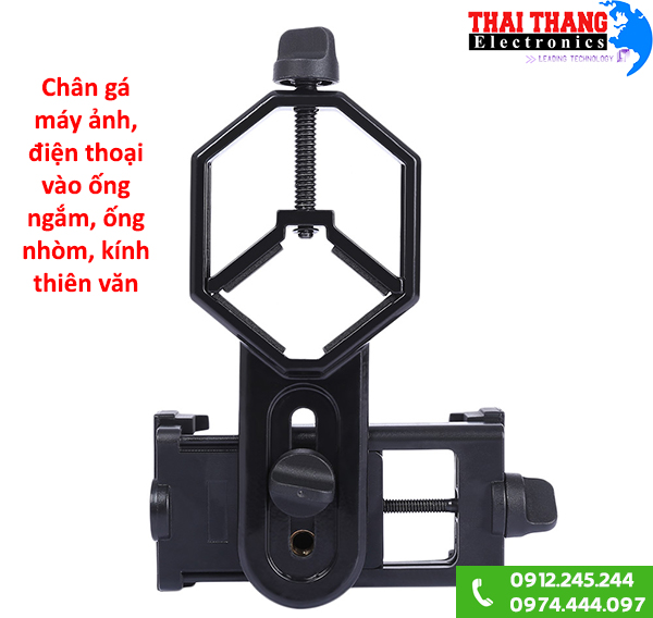 Chân gắn điện thoại vào ống nhòm kính thiên văn