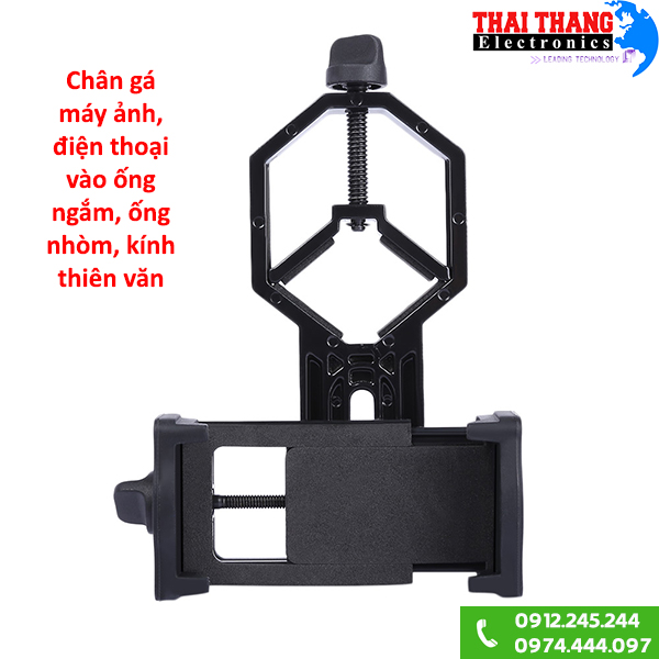 Chân gắn điện thoại vào ống nhòm kính thiên văn