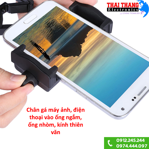 Chân gắn điện thoại vào ống nhòm kính thiên văn