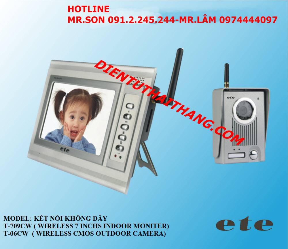 CHUÔNG CỦA KHÔNG DÂY MÀN HÌNH ETE T-709CW