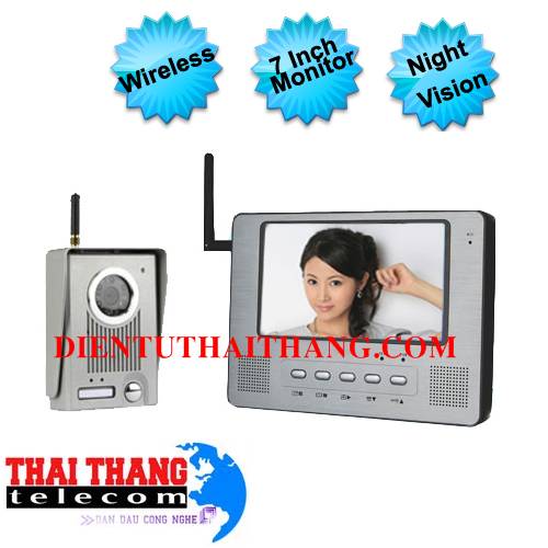 CHUÔNG CỬA MÀN HÌNH KHÔNG DÂY 7 ICNH SIÊU NÉT