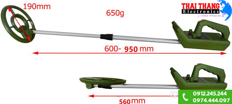 Máy dò kim loại dưới lòng đất MD 3030