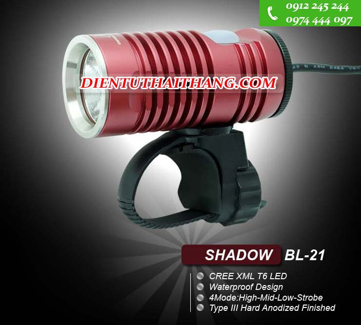 Đèn Pin Gắn Xe Đạp Shadow BL21