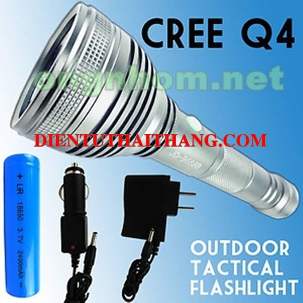 ĐÈN PIN LED JD 9668B CREE Q4 SIÊU SÁNG