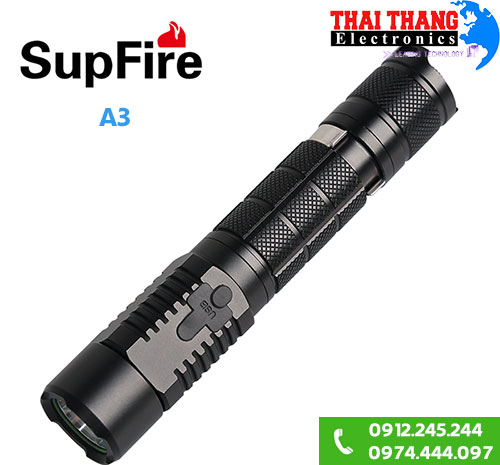 Đèn pin mini siêu sáng chống nước Supfire A3 IP67