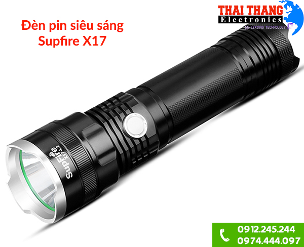 Đèn pin siêu sáng giá rẻ Supfire X17
