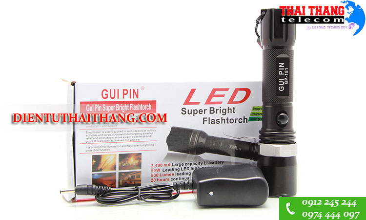 Đèn pin siêu sáng GUI PIN GP-181 Giá Rẻ