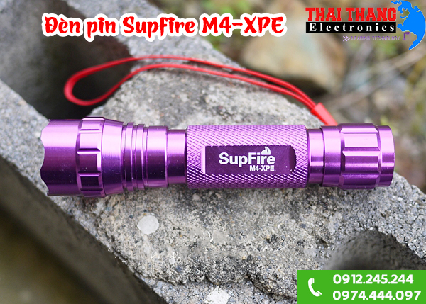 Đèn pin siêu sáng mini Supfire M4-XPE IP67