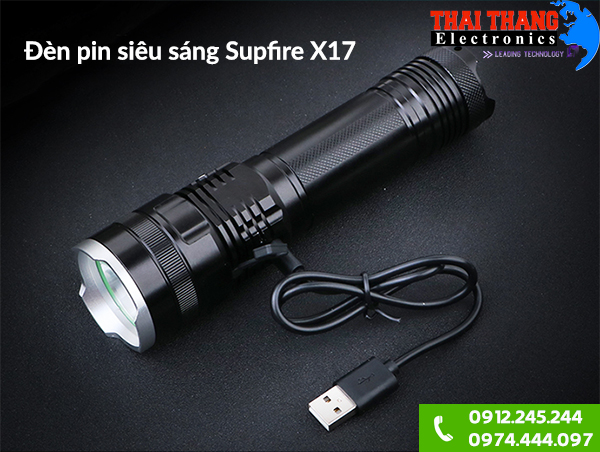 Đèn pin siêu sáng giá rẻ Supfire X17