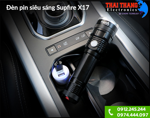 Đèn pin siêu sáng giá rẻ Supfire X17