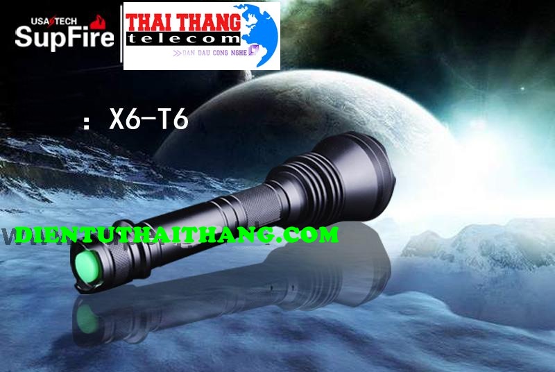 ĐÈN PIN SUPFIRE X6-T6 USA-HONGKONG