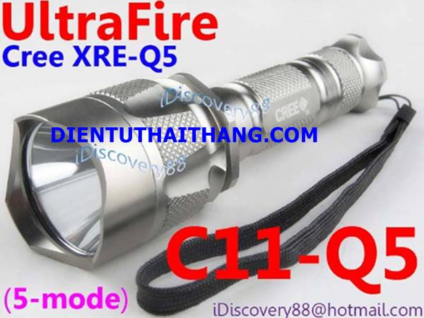 ĐÈN PIN ULTRAFIRE C11 SIÊU SÁNG CREE Q5