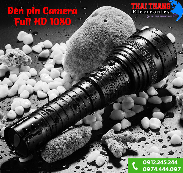 Đèn pin quay video siêu nét 1080p