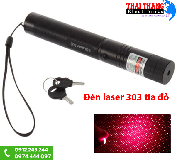 Đèn laser chiếu điểm 303 tia đỏ