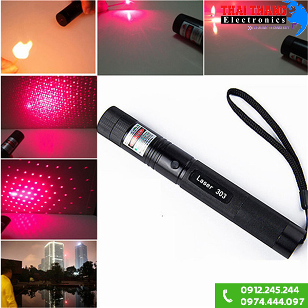 Đèn laser chiếu điểm 303 tia đỏ