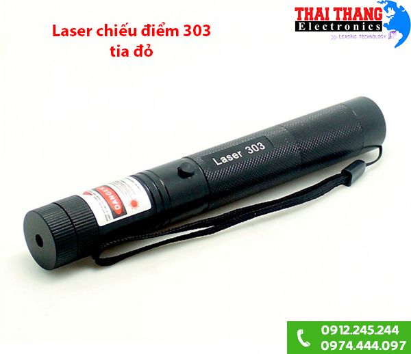 Đèn laser chiếu điểm 303 tia đỏ