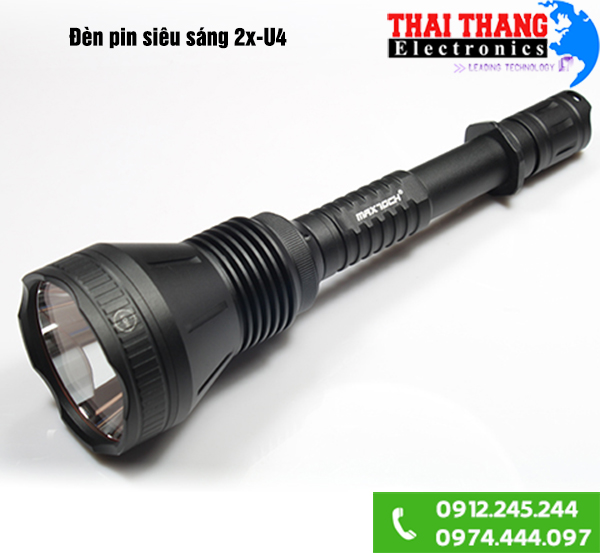 Đèn pin siêu sáng soi xa 2X-U4 1200m