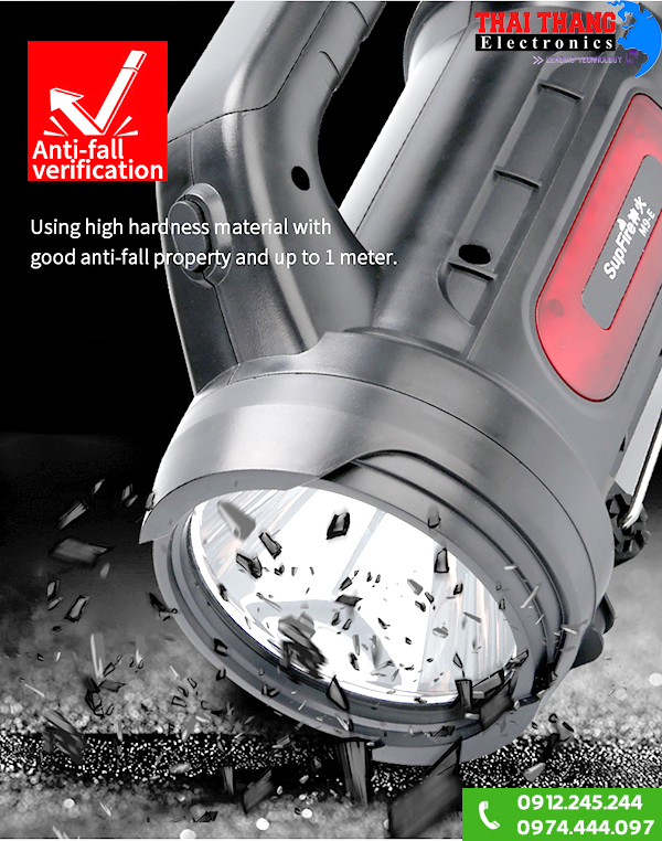 Đèn pin cứu hộ cứu nạn Supfire M9-E