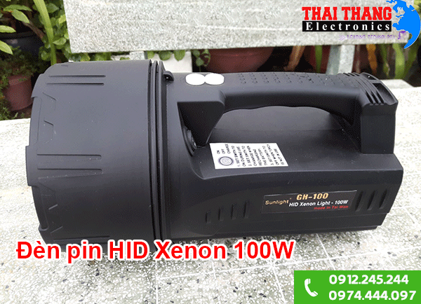 Đèn pin Xenon HID siêu sáng 100W GH100