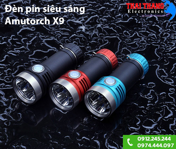 Đèn pin siêu sáng Amutorch X9 XML-L2