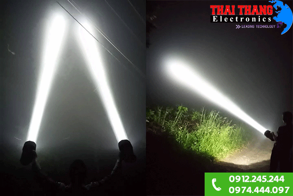 Đèn pin Xenon HID siêu sáng 100W GH100