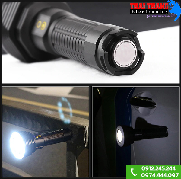 Đèn pin siêu sáng chống nước Supfire D10