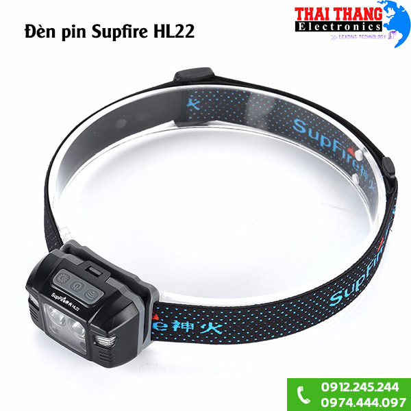 Đèn pin đội đầu siêu sáng Supfire HL22