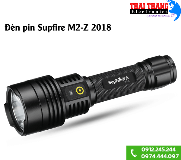 Đèn pin siêu sáng Supfire M2-Z 2018