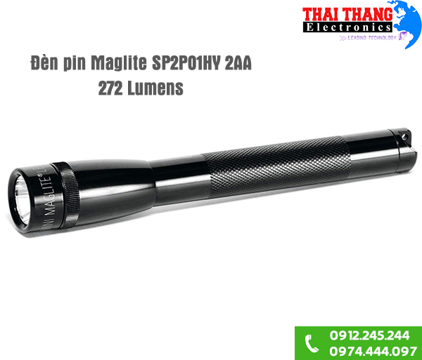 Đèn pin mini siêu sáng Maglite SP2P01HY 2AA