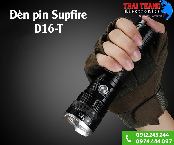 Đèn pin Supfire D16-T