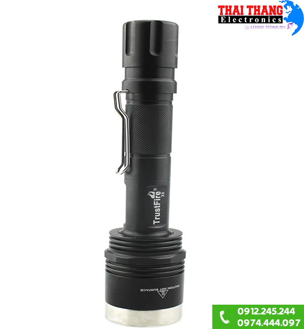 đèn pin TrustFire X8 ánh sáng vàng