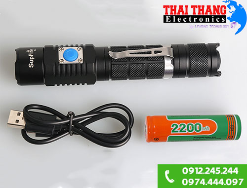 Đèn pin mini siêu sáng chống nước Supfire A3 IP67