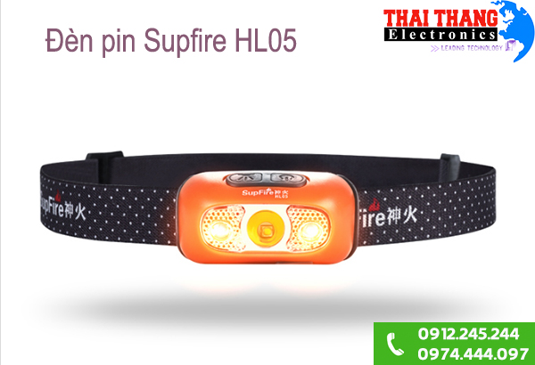 Đèn pín đội đầu siêu sáng Supfire HL05