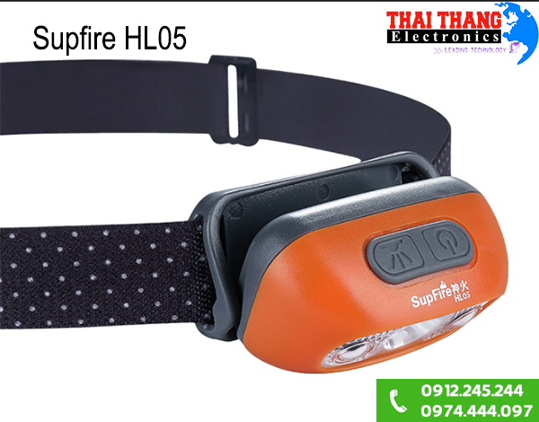 Đèn pín đội đầu siêu sáng Supfire HL05