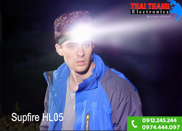 Đèn pín đội đầu siêu sáng Supfire HL05