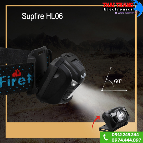 Đèn pin đội đầu Supfire HL06