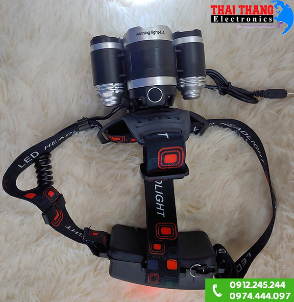 Đèn pin đội đầu 3 bóng Winning Light L4