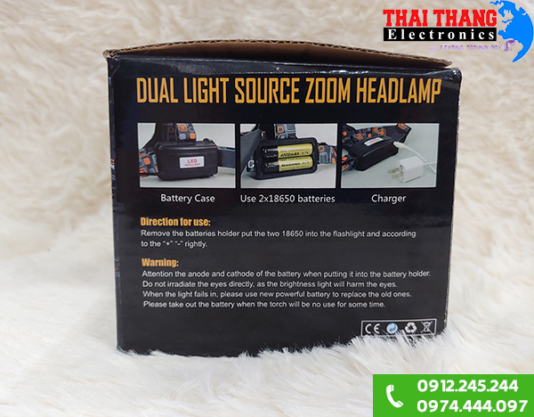 Đèn pin đội đầu 3 bóng Winning Light L4