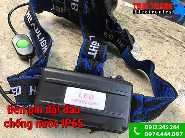Đèn pin đội đầu zoom 2000x bóng led L2 1200 lumens