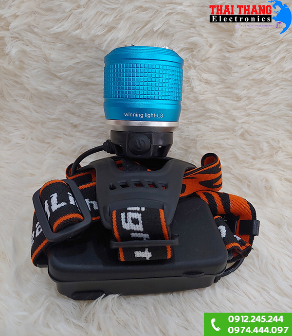 Đèn pin đội đầu siêu zoom Winning Light L3